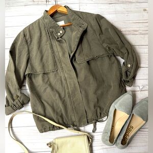 Caslon cotton drapey jacket